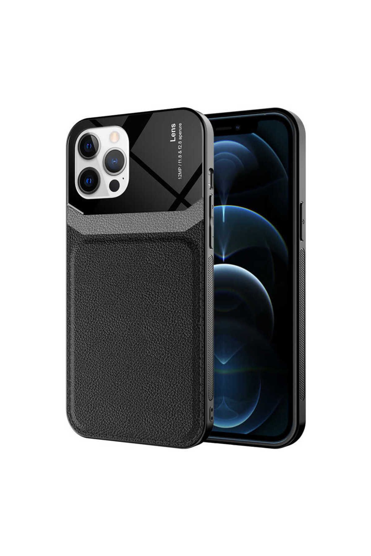 iPhone 12 Pro Max Uyumlu  Emiks Kılıf-Siyah