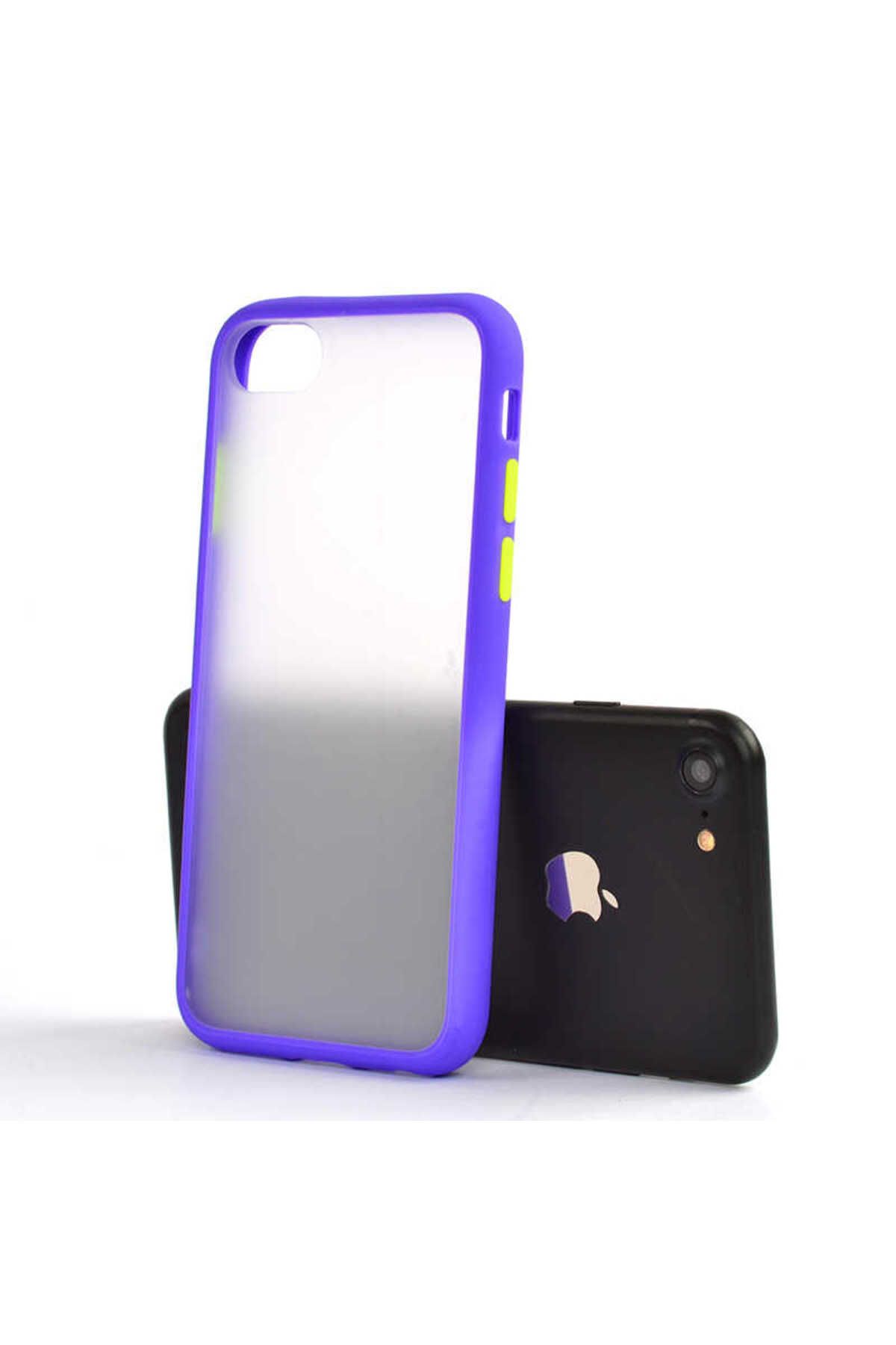 iPhone SE 2022 Uyumlu Zore Fri Silikon-Mor