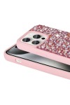 iPhone 15 Pro Uyumlu Parlak Taşlı Tasarım Zore Linea Kılıf-Siyah iPhone 15 Pro Uyumlu Parlak Taşlı Tasarım Zore Linea Kılıf-Siyah