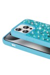 iPhone 15 Pro Uyumlu Parlak Taşlı Tasarım Zore Linea Kılıf-Siyah iPhone 15 Pro Uyumlu Parlak Taşlı Tasarım Zore Linea Kılıf-Siyah