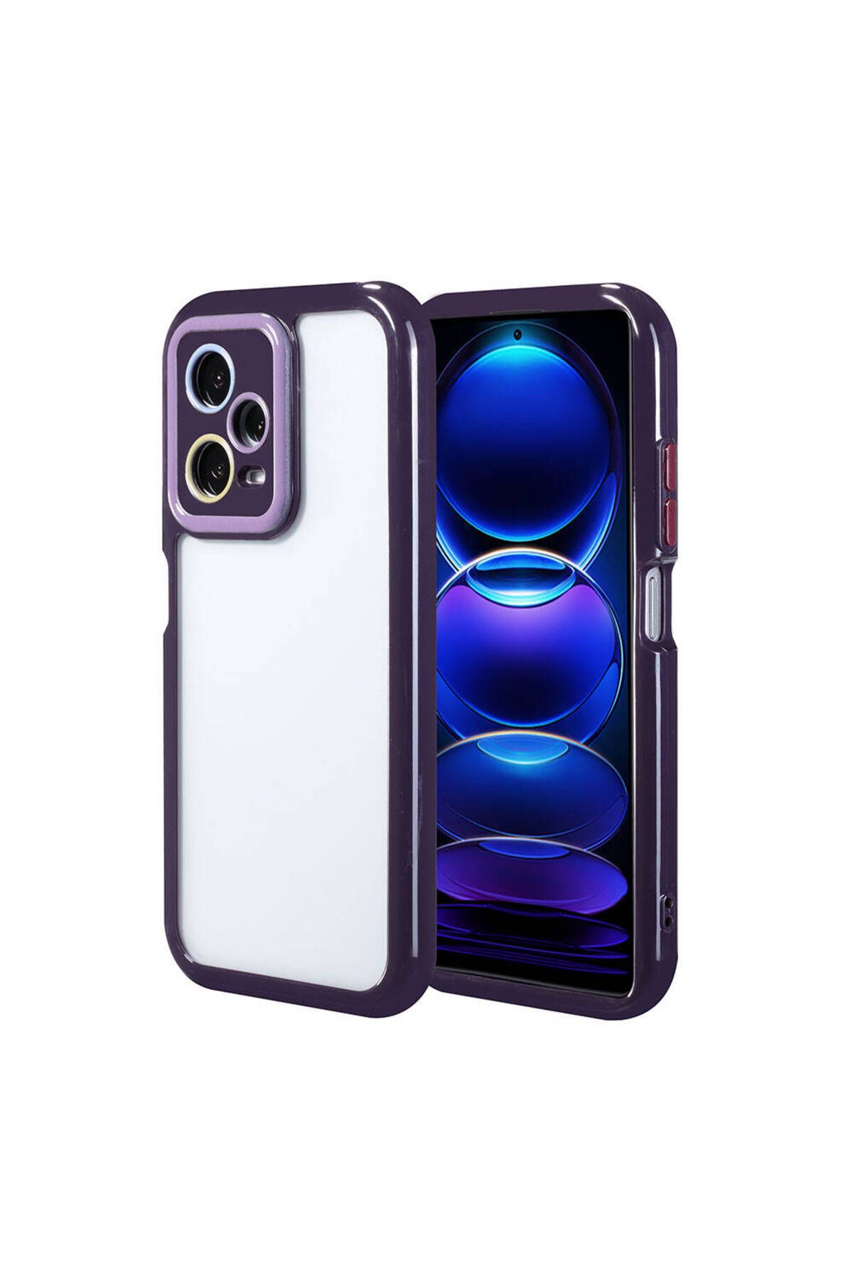 Xiaomi Redmi Note 12 Pro 5G Kılıf Kamera Korumalı Renkli Kenar ve Çerçeve Tasarımlı Zore Vitamin Kap