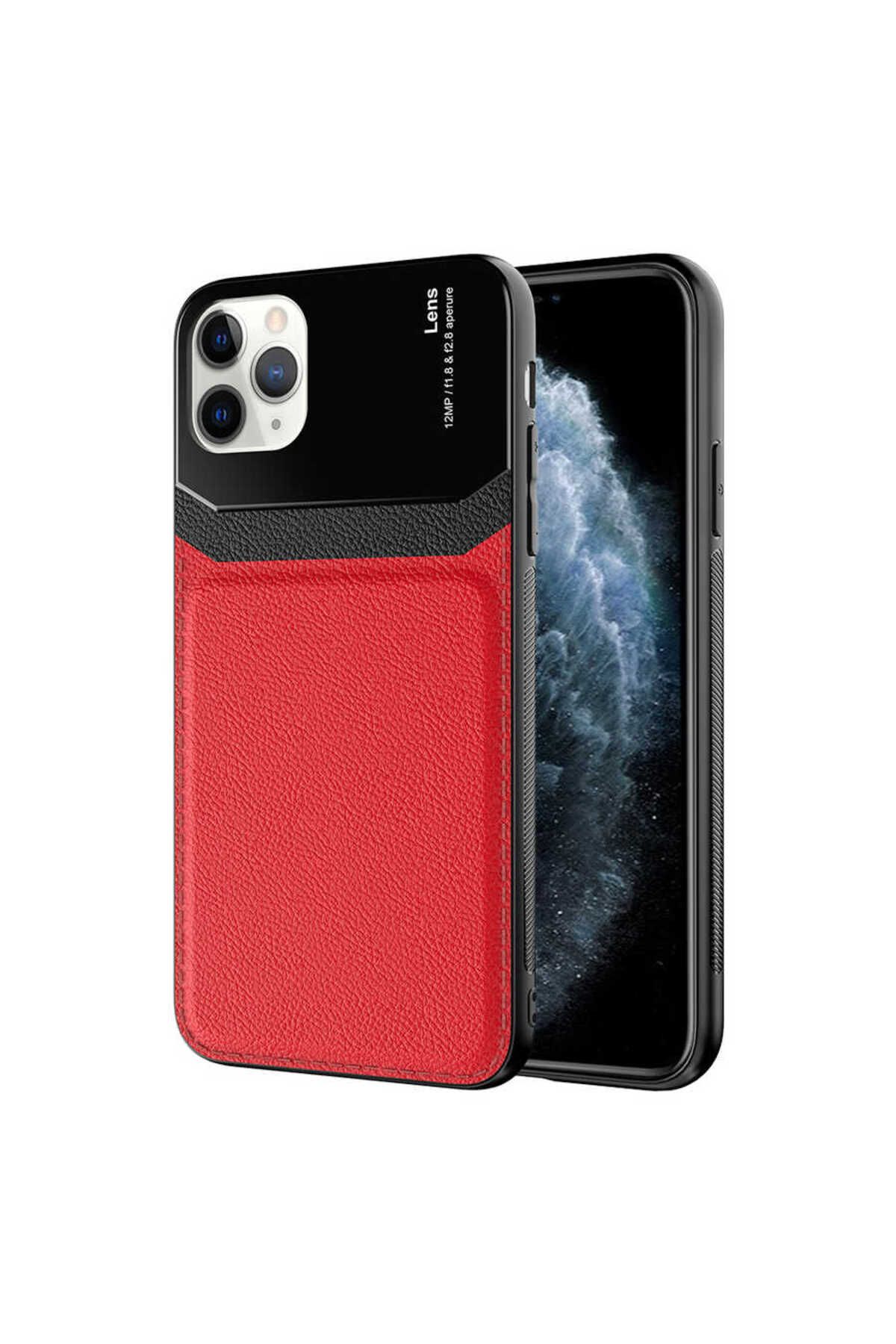 iPhone 11 Pro Max Uyumlu  Emiks Kılıf-Kırmızı