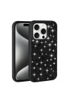iPhone 15 Pro Uyumlu Parlak Taşlı Tasarım Pırlanta Zore Kılıf-Beyaz iPhone 15 Pro Uyumlu Parlak Taşlı Tasarım Pırlanta Zore Kılıf-Beyaz