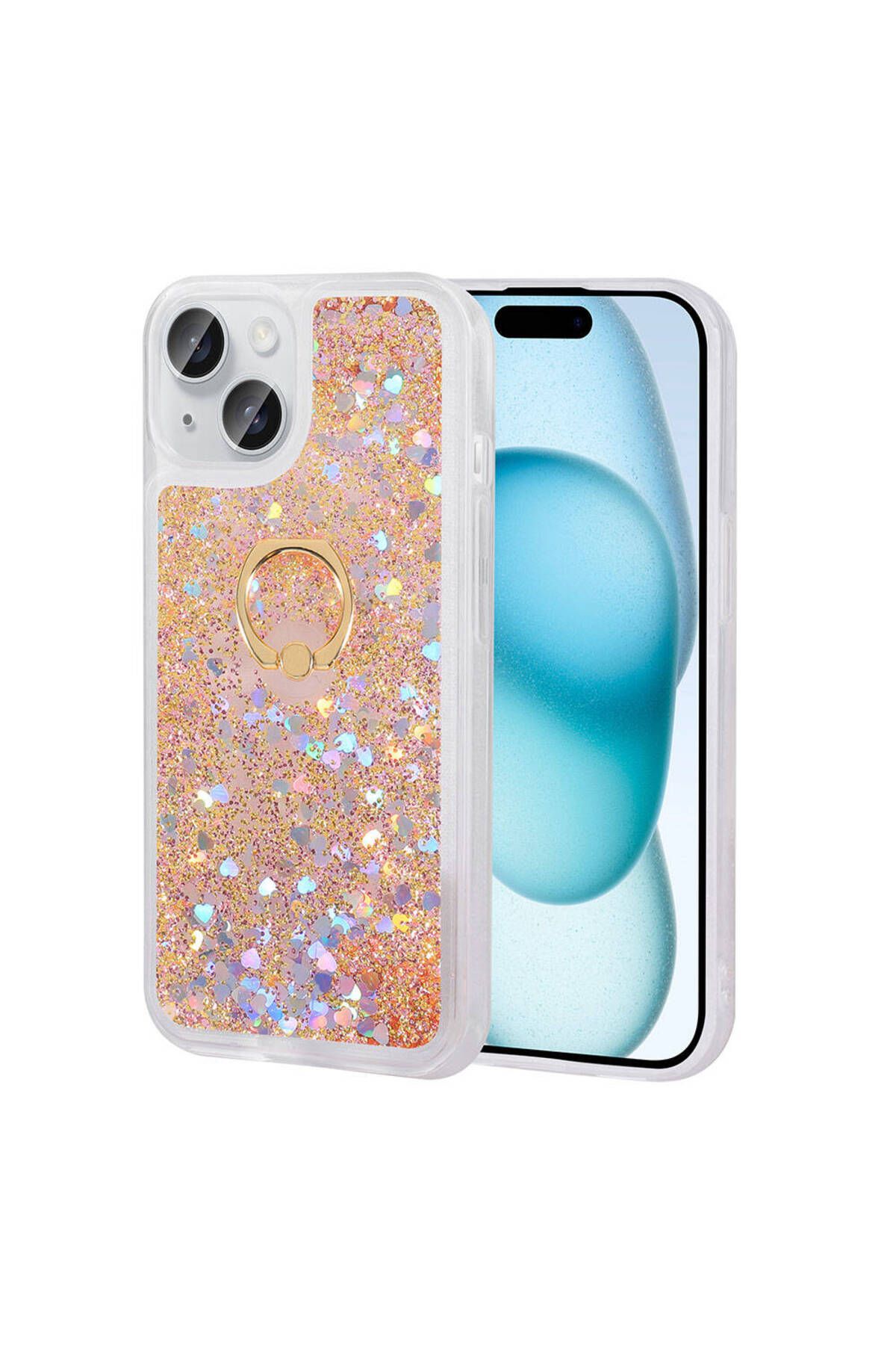 iPhone 15 Uyumlu Zore Milce Kılıf-Gold