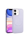 iPhone 11 Uyumlu PU Deri Magsafe Wireless Şarj Özellikli Zore Derix Kılıf-Lila iPhone 11 Uyumlu PU Deri Magsafe Wireless Şarj Özellikli Zore Derix Kılıf-Lila