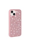 iPhone 15 Plus Uyumlu Parlak Taşlı Tasarım Pırlanta Zore Kılıf-Pembe iPhone 15 Plus Uyumlu Parlak Taşlı Tasarım Pırlanta Zore Kılıf-Pembe