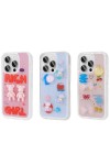 iPhone 15 Pro Max Uyumlu Kabartma Figürlü Parlak Zore Minimini Silikon Kılıf-Pembe iPhone 15 Pro Max Uyumlu Kabartma Figürlü Parlak Zore Minimini Silikon Kılıf-Pembe