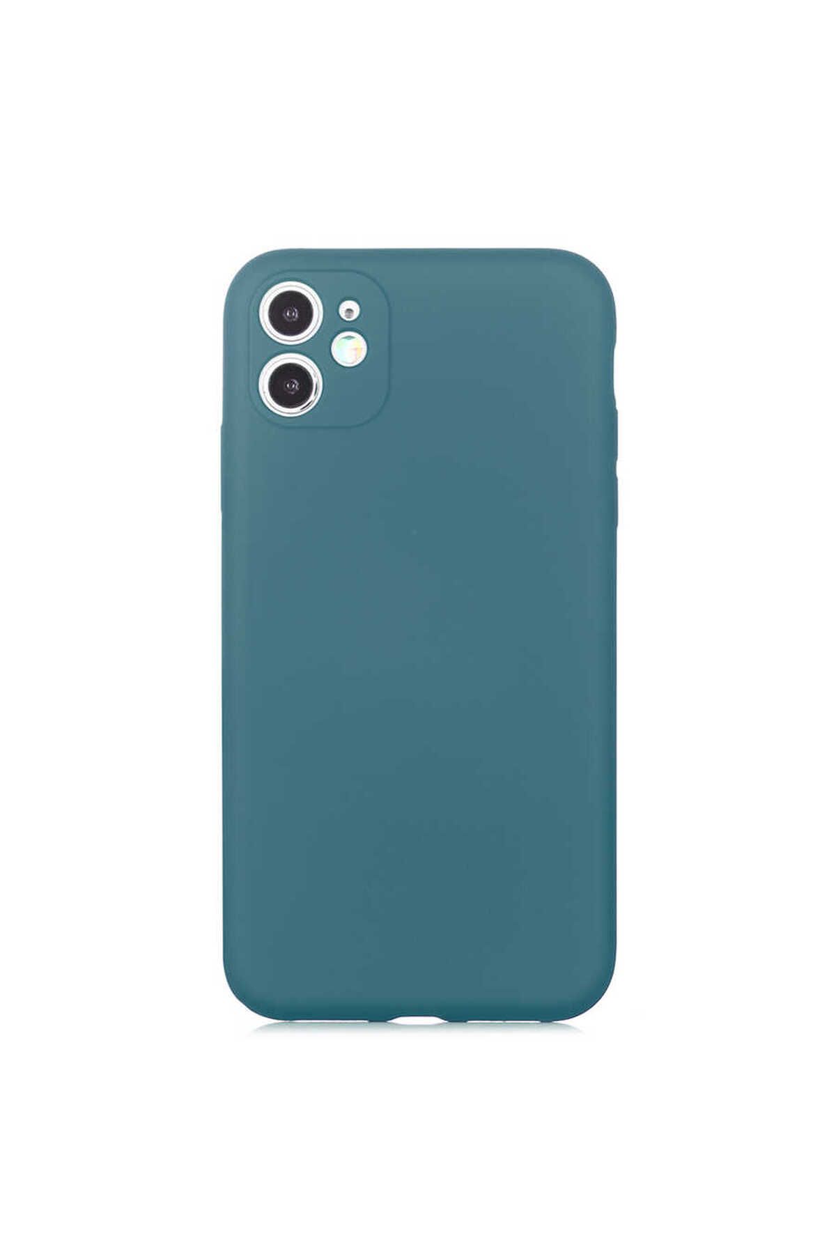 iPhone 11 Uyumlu Zore Mara Kılıf-Koyu Yeşil