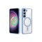 Galaxy S22 Plus Uyumlu Magsafe Wireless Şarj Özellikli Silikon Zore Ege Kılıf-Mavi