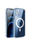 iPhone 11 Pro Max Uyumlu Magsafe Şarj Özellikli Şeffaf Sert PC Zore Embos Kılıf-Renksiz iPhone 11 Pro Max Uyumlu Magsafe Şarj Özellikli Şeffaf Sert PC Zore Embos Kılıf-Renksiz