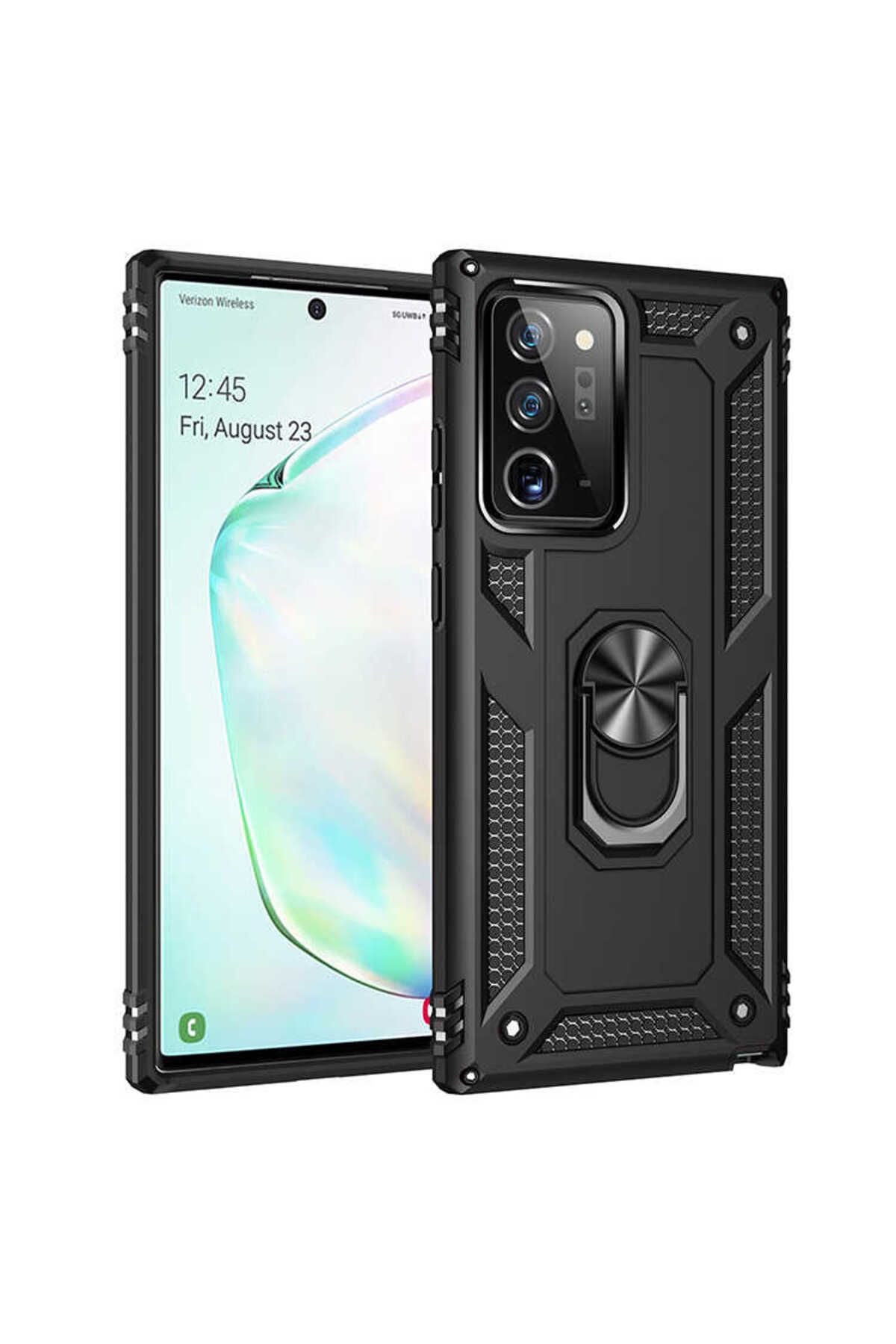 Galaxy Note 20 Ultra Uyumlu Zore Vega Kılıf-Siyah