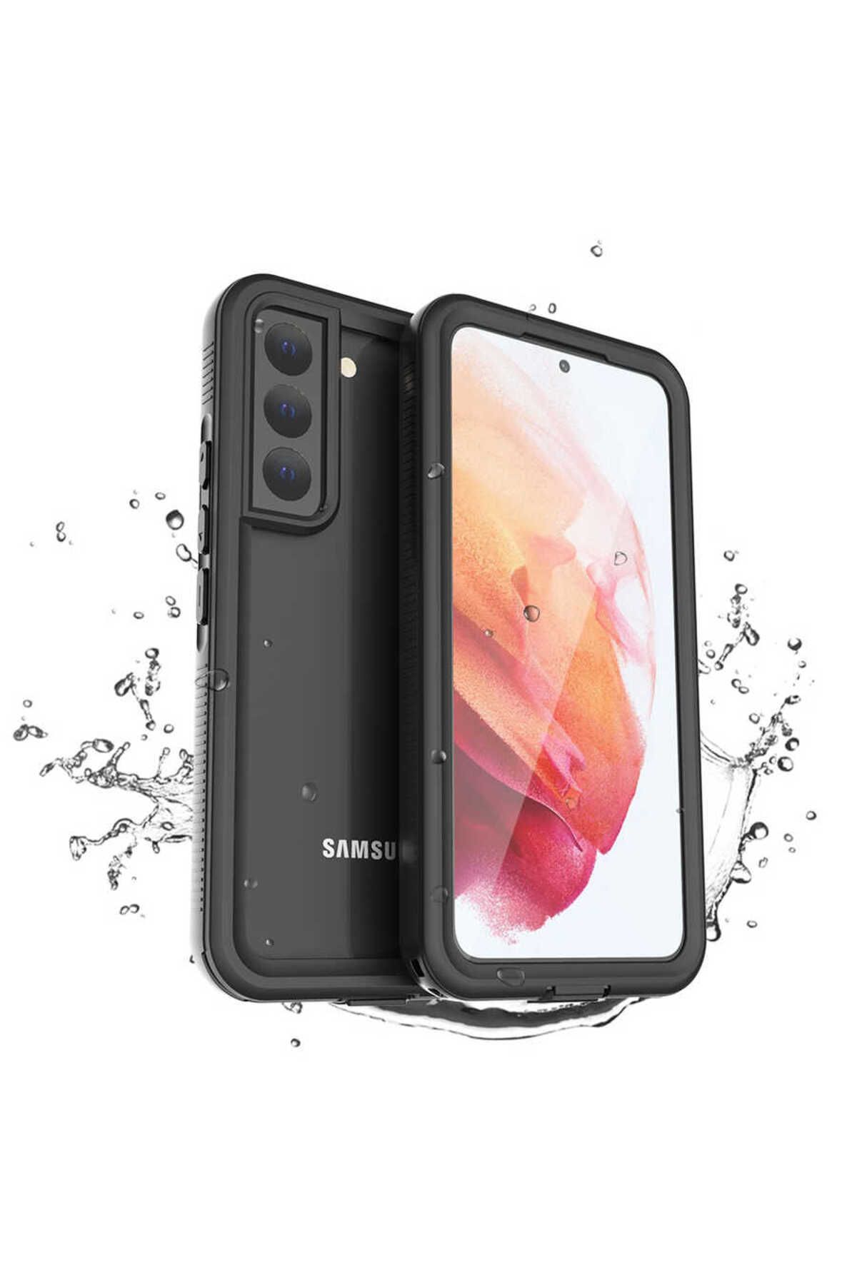 Galaxy S22 Uyumlu 1-1 Su Geçirmez Uyumlu-Siyah