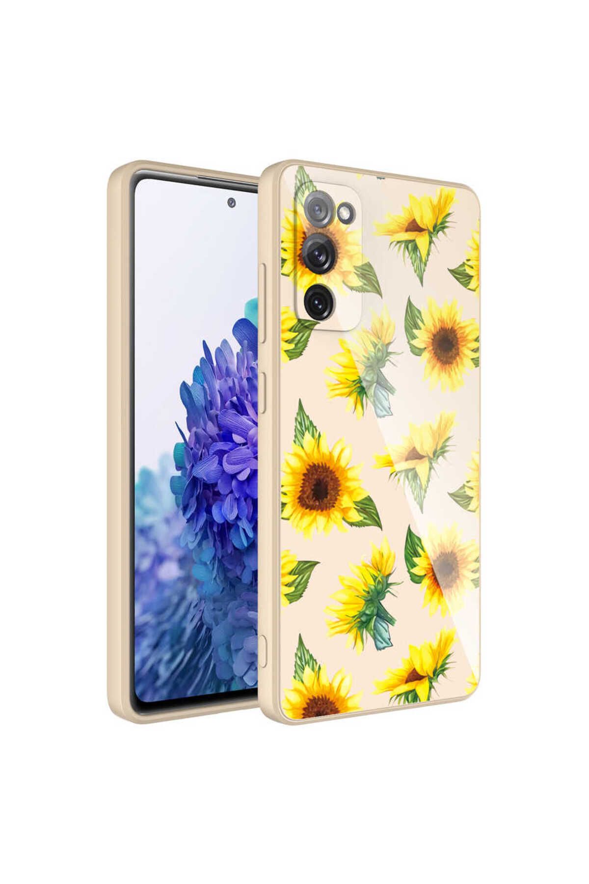 Galaxy S20 FE Uyumlu Kamera Korumalı Desenli Sert Silikon Zore Epoksi Kılıf-NO2