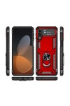 Galaxy Z Flip 4 Uyumlu Zore Vega Kılıf-Kırmızı Galaxy Z Flip 4 Uyumlu Zore Vega Kılıf-Kırmızı