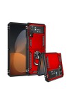 Galaxy Z Flip 4 Uyumlu Zore Vega Kılıf-Kırmızı Galaxy Z Flip 4 Uyumlu Zore Vega Kılıf-Kırmızı