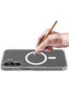 Galaxy S24 Uyumlu Zore Magsafe Şarj Özellikli Şeffaf Sert PC Zore Embos Kılıf-Renksiz Galaxy S24 Uyumlu Zore Magsafe Şarj Özellikli Şeffaf Sert PC Zore Embos Kılıf-Renksiz