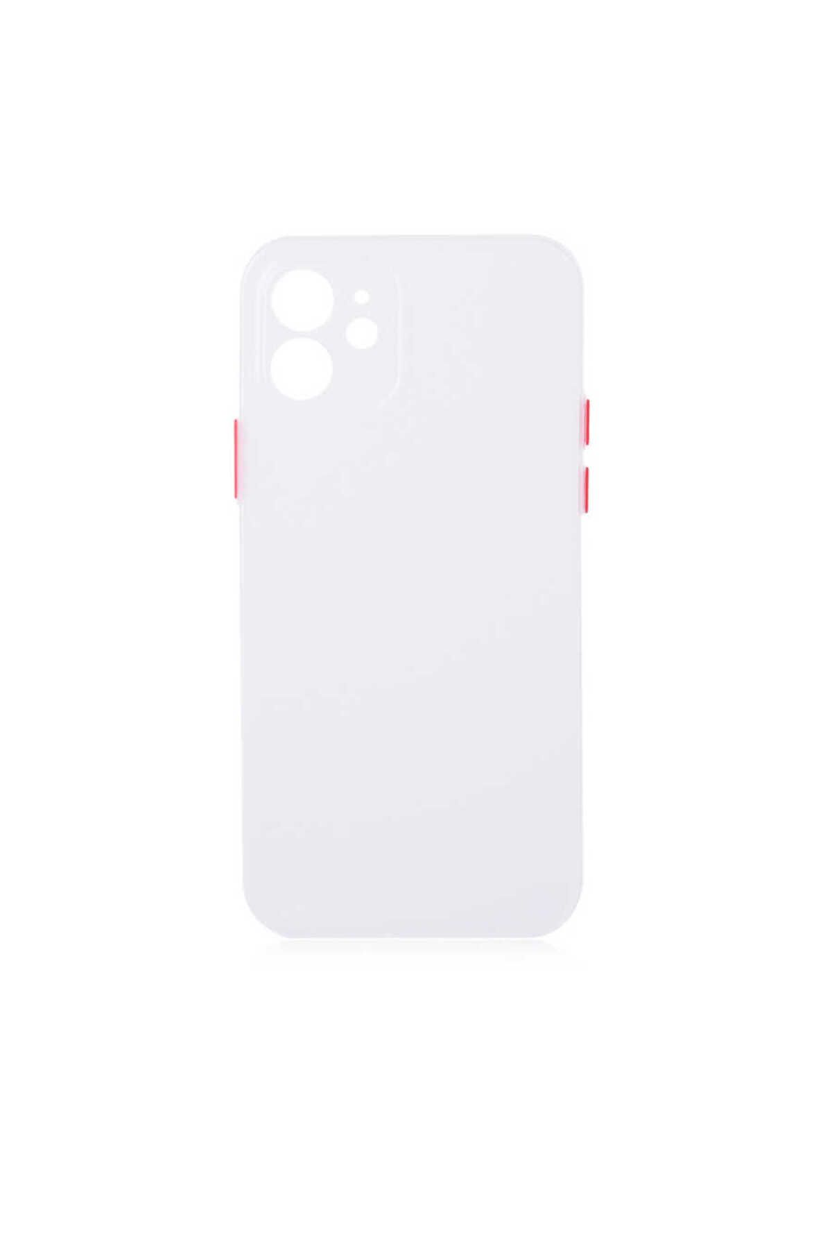 iPhone 12 Mini Uyumlu  Slims Kılıf-Renksiz
