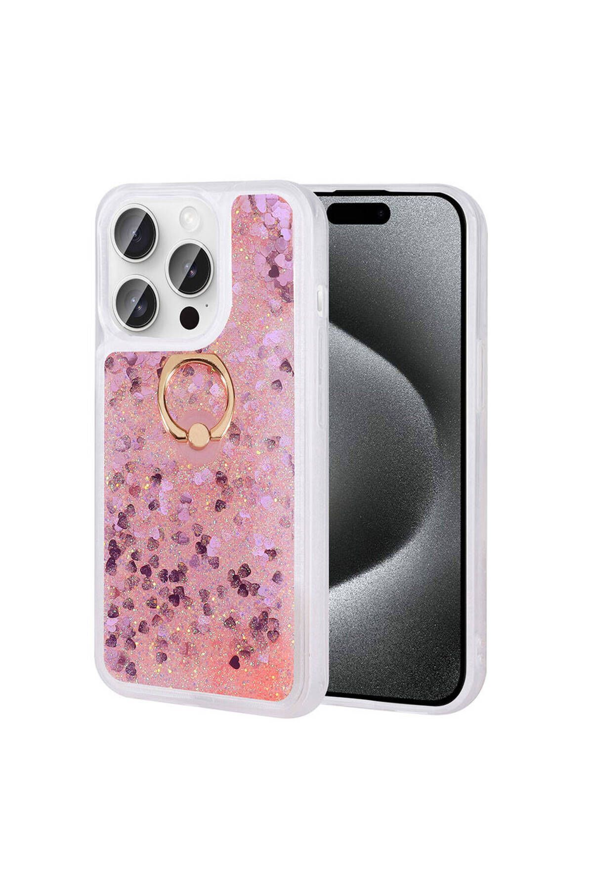 iPhone 15 Pro Uyumlu Zore Milce Kılıf-Pembe