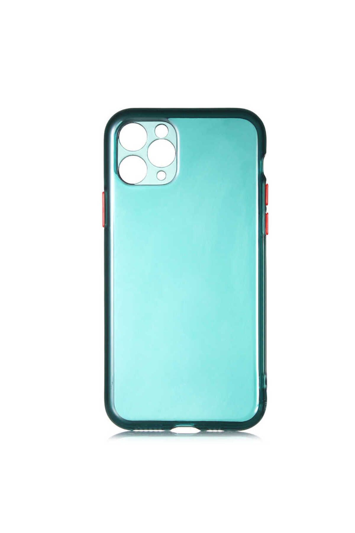 iPhone 11 Pro Max Uyumlu Zore Bistro Kılıf-Koyu Yeşil