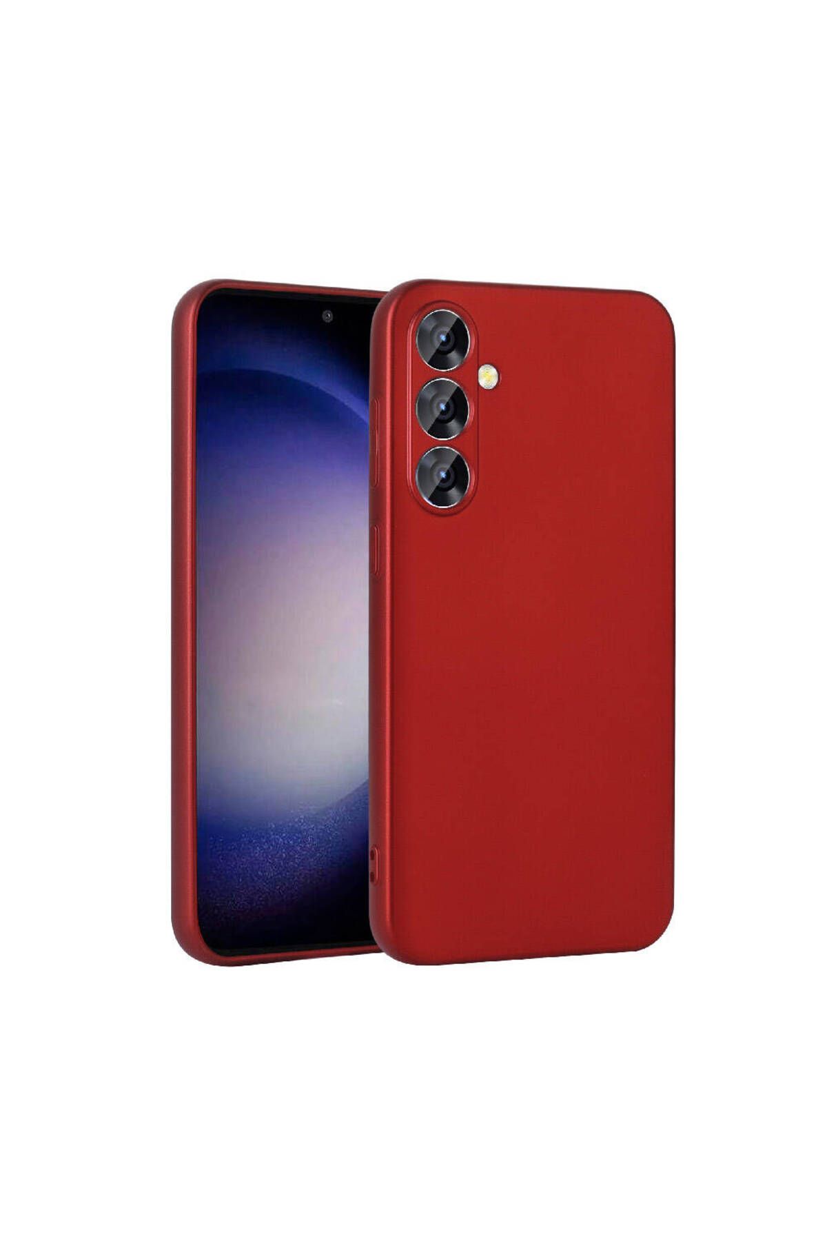 Galaxy S24 Uyumlu Zore Premier Silikon Kılıf-Kırmızı