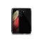 Galaxy S21 Ultra Uyumlu Zore Kalem Bölmeli Süper Silikon Kılıf-Siyah
