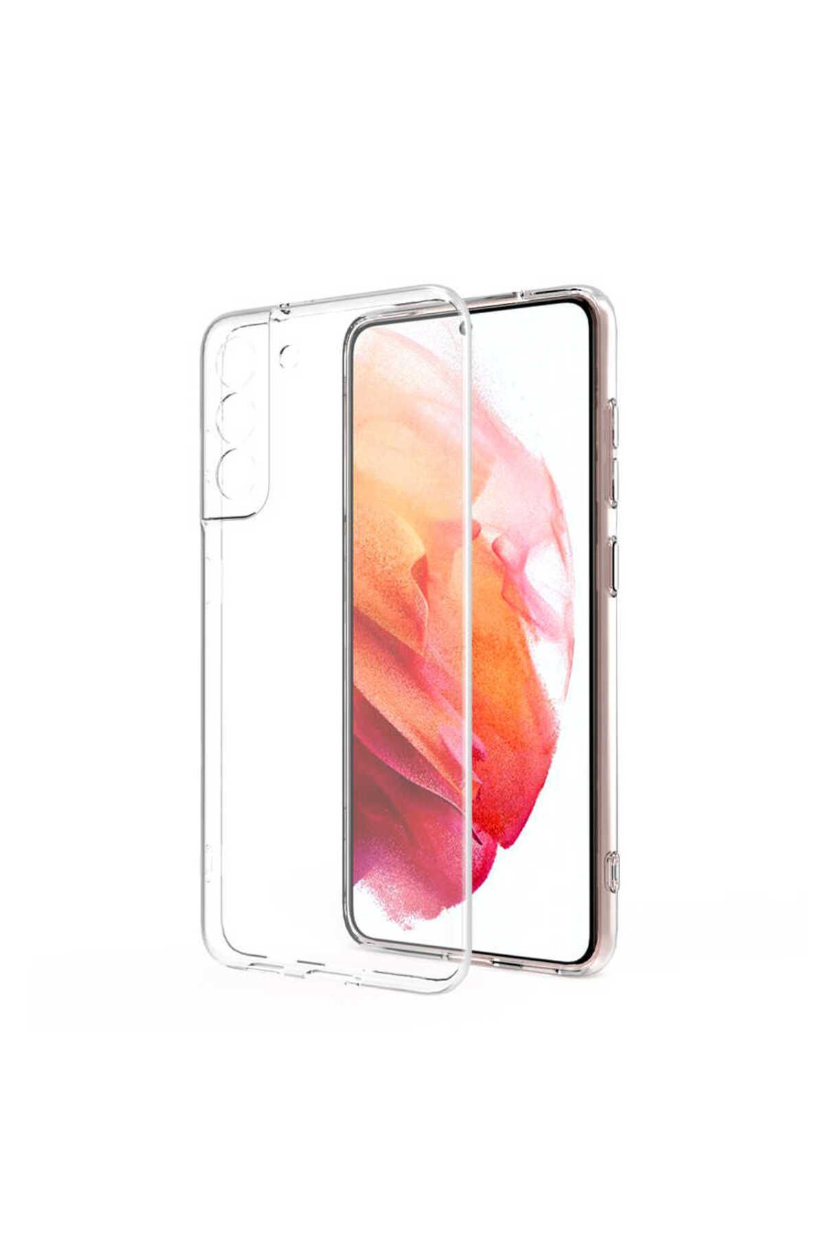 Galaxy S22 Plus Uyumlu Zore Kamera Korumalı Süper Silikon Kılıf-Renksiz